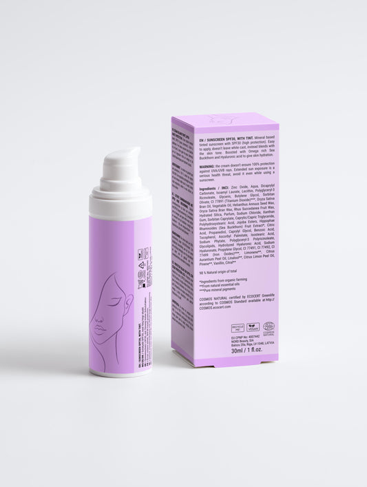 Sonnenschutz LSF30, mit Tönung