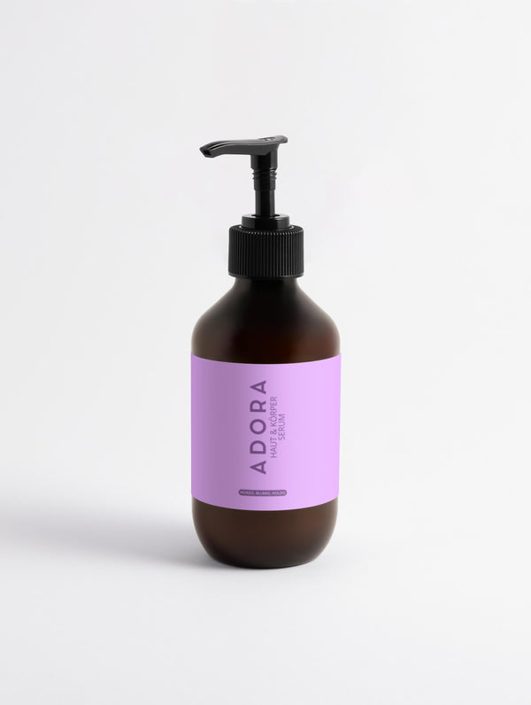 Silk Skin Body Serum, holziges Amber & Leder