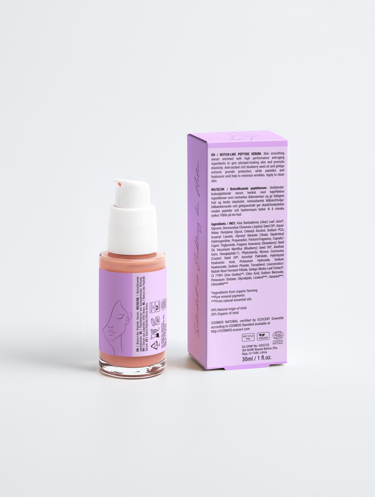 Peptidserum mit botoxähnlicher Wirkung