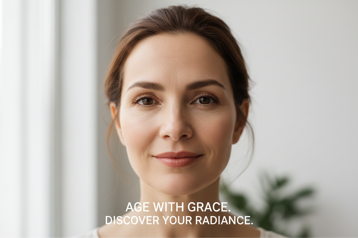 Erste Falten im gesicht