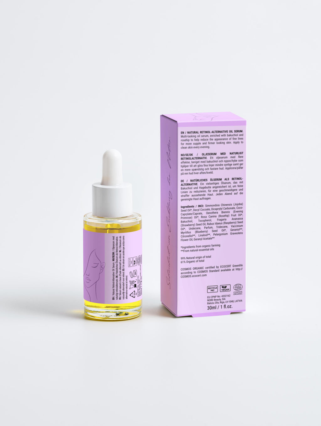 Natürliches Ölserum als Retinol Alternative